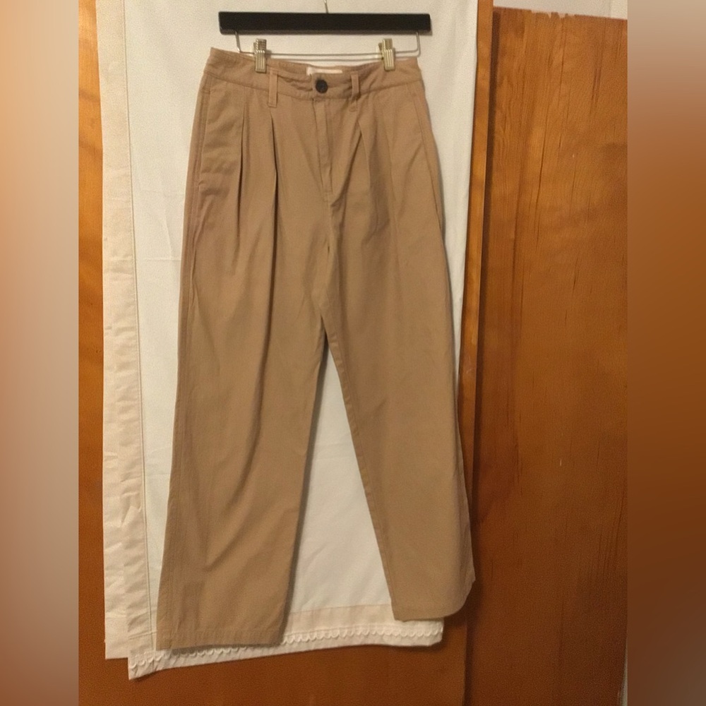 MARA HOFFMAN  Relaxed fit casual khaki trousers SZ 2